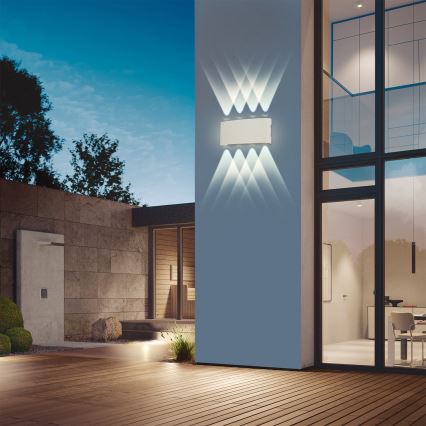 Brilagi - наружный настенный светильник FLAREBOX LED/8W/230V, белый, IP65
