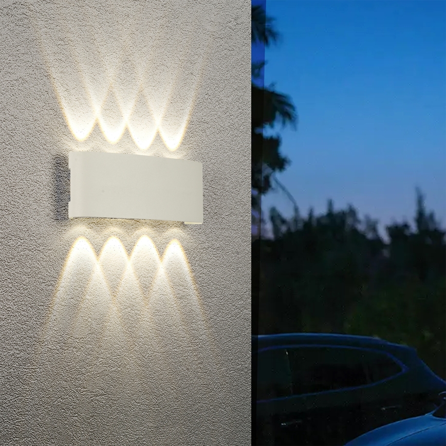Brilagi - наружный настенный светильник FLAREBOX LED/8W/230V, белый, IP65