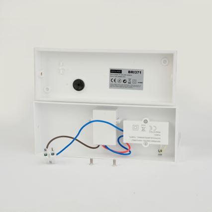 Brilagi - LED наружный настенный светильник с датчиком движения TESSI LED/10W/230V белый IP54
