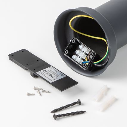 Brilagi - Наружный светильник NOVA 1xE27/15W/230V 40 см IP44 антрацит
