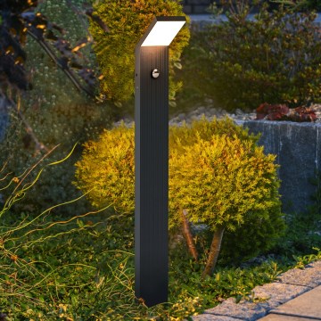 Brilagi - наружный светильник с датчиком RIANO LED/8Вт/230В антрацит IP65