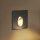 Brilagi - наружный встраиваемый LED-светильник STAIRDOT LED/2W/230V, чёрный, IP65, квадратный