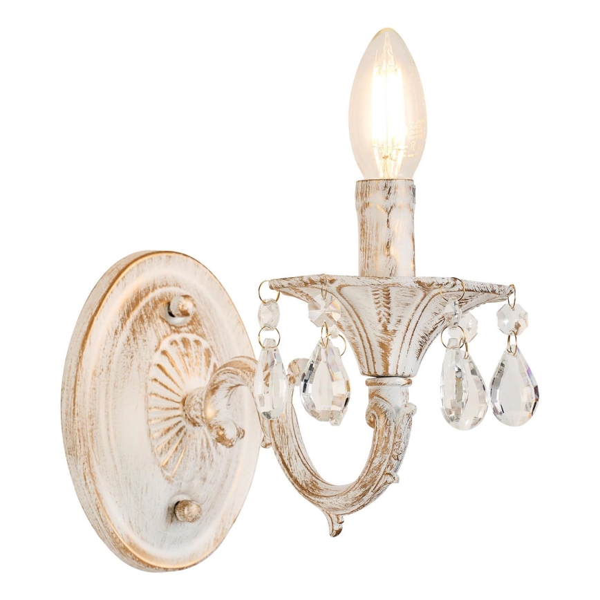 Brilagi - Настенная лампа CLASSIC 1xE14/60W/230V кремовый/патина