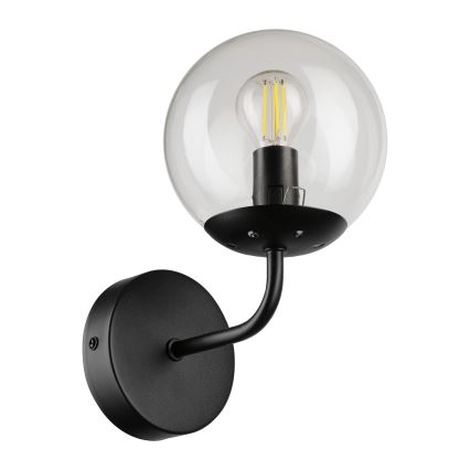 Brilagi - Настенная лампа MALIVA 1xE14/15W/230V чёрная/прозрачная