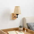 Brilagi - Настенная лампа NUBILA WOOD 1xE27/25W/230V дуб/светло-коричневый