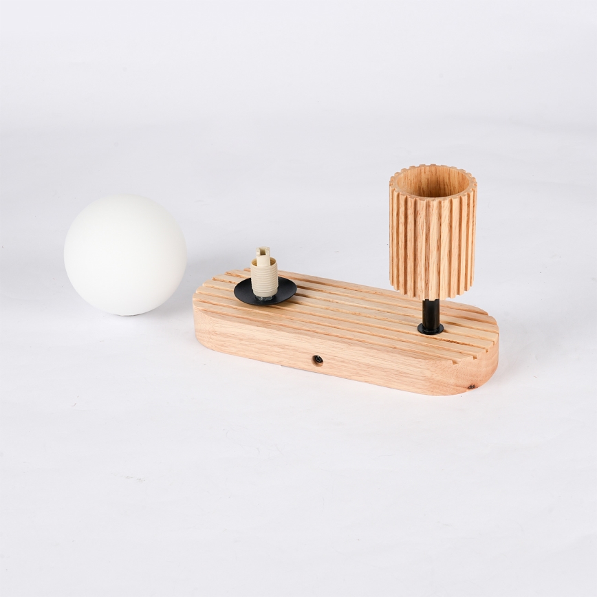 Brilagi - Настенный точечный светильник MODERN WOOD 1xG9/5W/230V + 1xGU10/8W из древесины гевеи