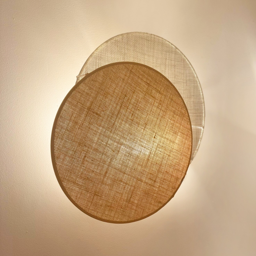 Brilagi - Настенный светильник CIRCLES 1xE27/15W/230V 35x32 см бежевый/кремовый