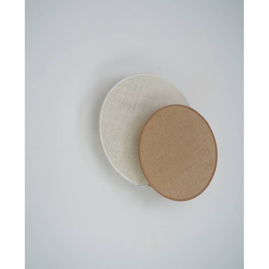 Brilagi - Настенный светильник CIRCLES 1xE27/15W/230V 35x32 см бежевый/кремовый