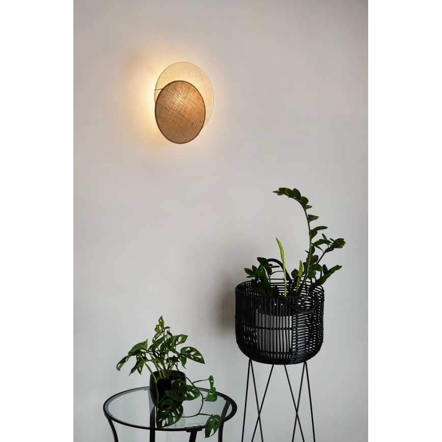 Brilagi - Настенный светильник CIRCLES 1xE27/15W/230V 35x32 см бежевый/кремовый