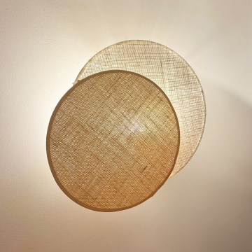 Brilagi - Настенный светильник CIRCLES 1xE27/15W/230V 45x45 см бежевый/кремовый