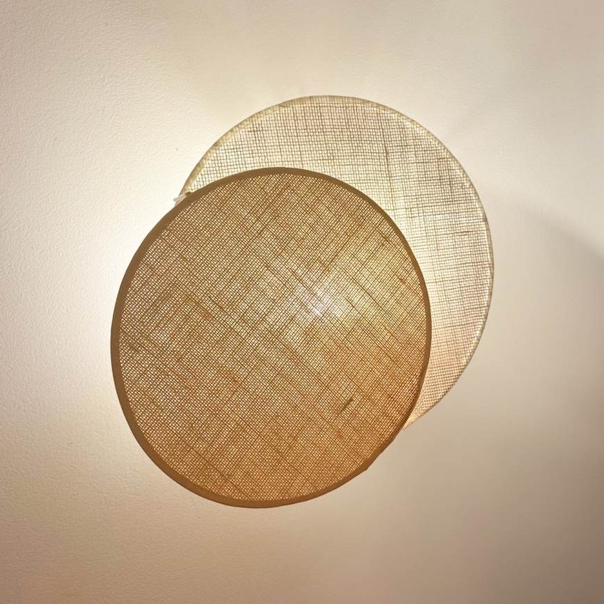 Brilagi - Настенный светильник CIRCLES 1xE27/15W/230V 45x45 см бежевый/кремовый