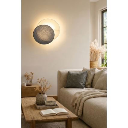 Brilagi - Настенный светильник CIRCLES 1xE27/60W/230V, диаметр 45 см, кремовый/серый