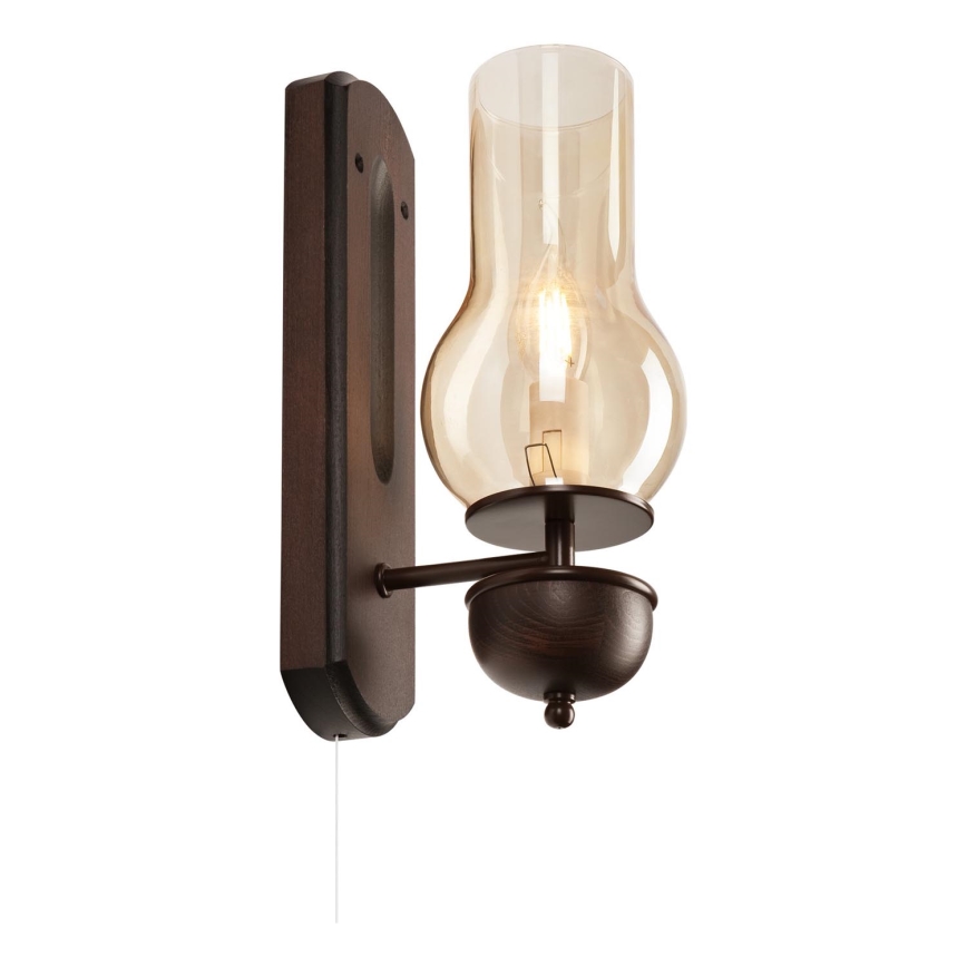 Brilagi - Настенный светильник COTTAGE 1xE14/40W/230V бук/коричневый