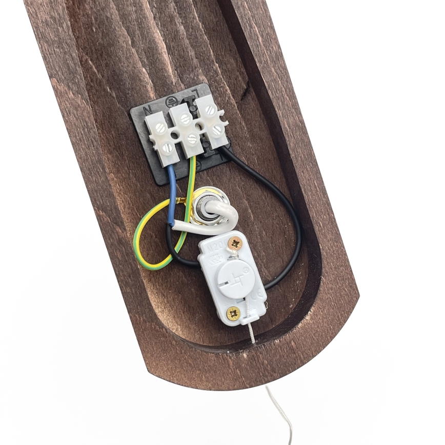 Brilagi - Настенный светильник COTTAGE 1xE14/40W/230V бук/коричневый
