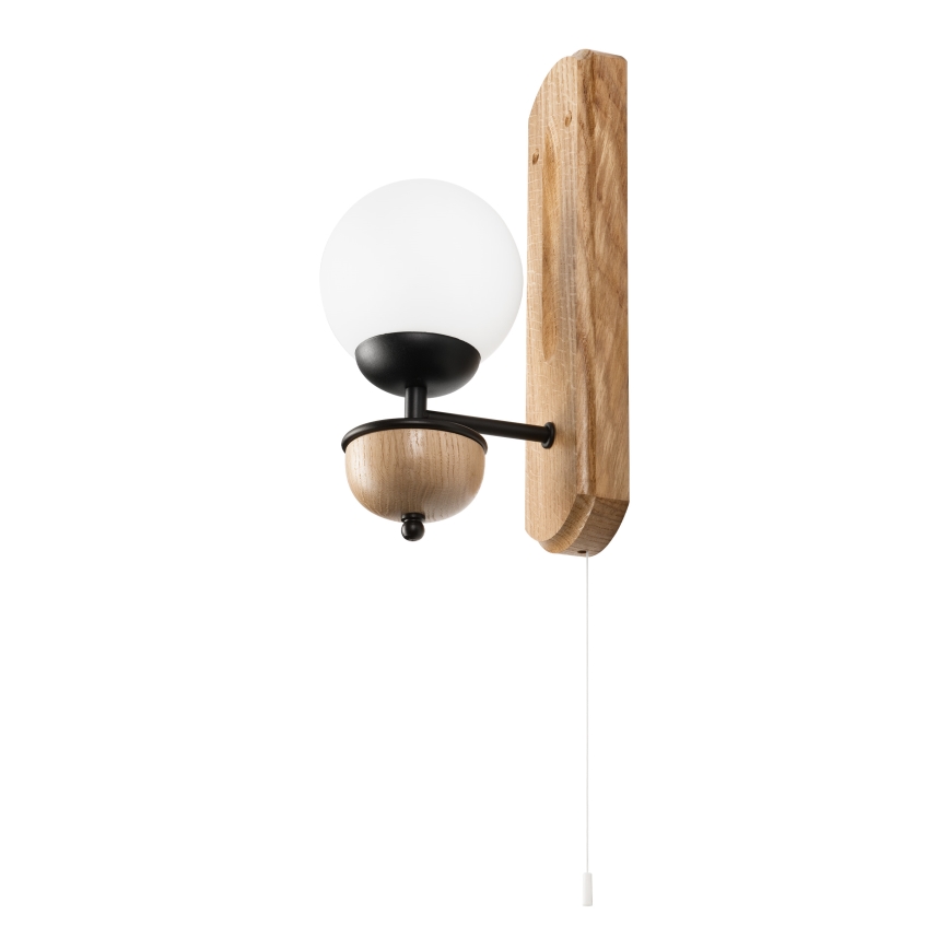 Brilagi - Настенный светильник COTTAGE 1xG9/40W/230V дуб/белый