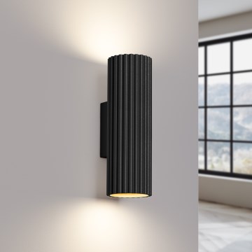 Brilagi - Настенный светильник CRESTO 2xGU10/10W/230V 20 см черный