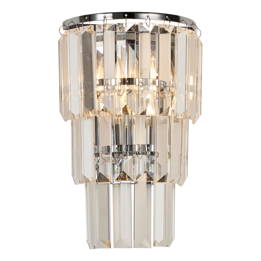 Brilagi - Настенный светильник CRYSTAL 1xE14/60W/230V блестящий хром