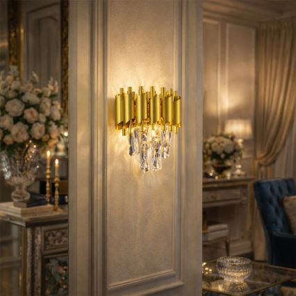 Brilagi - Настенный светильник ECLIPSE 2xE14/10W/230V золотой