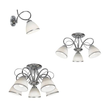 Brilagi - Настенный светильник FRED 1xE27/60W/230V, глянцевый хром