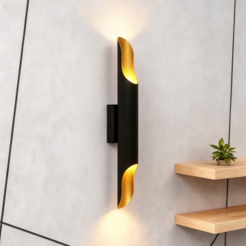 Brilagi - Настенный светильник KALMAR 2xE27/40W/230V черный/бронзовый