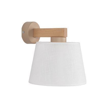 Brilagi - Настенный светильник LATTE SABIA 1xE27/15W/230V сосна/белый