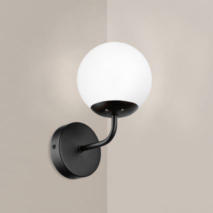 Brilagi - Настенный светильник MALIVA 1xE14/15W/230V чёрный/белый