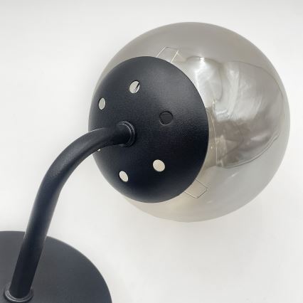 Brilagi - Настенный светильник MALIVA 1xE14/15W/230V черный/дымчатый