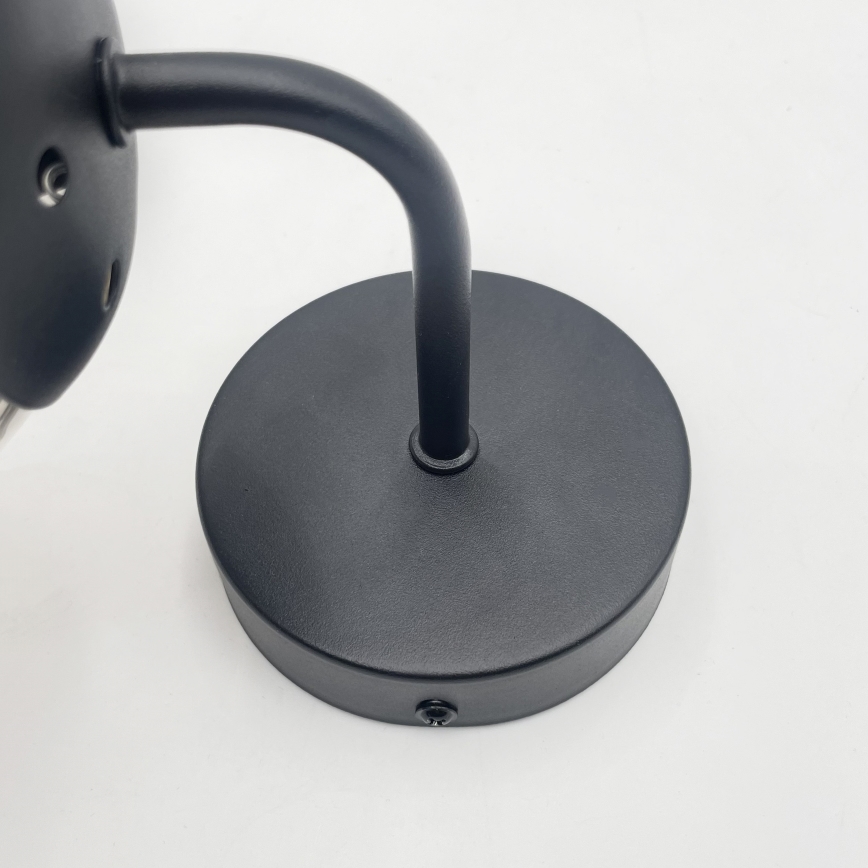 Brilagi - Настенный светильник MALIVA 1xE14/15W/230V черный/дымчатый