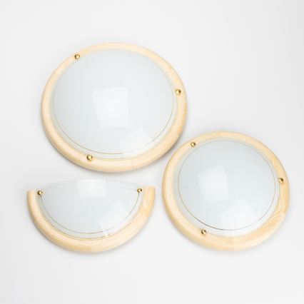 Brilagi - Настенный светильник ORBIS 1xE27/60W/230V 30 см сосна