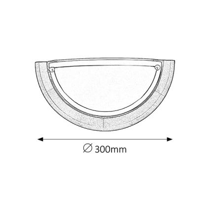Brilagi - Настенный светильник ORBIS 1xE27/60W/230V 30 см сосна