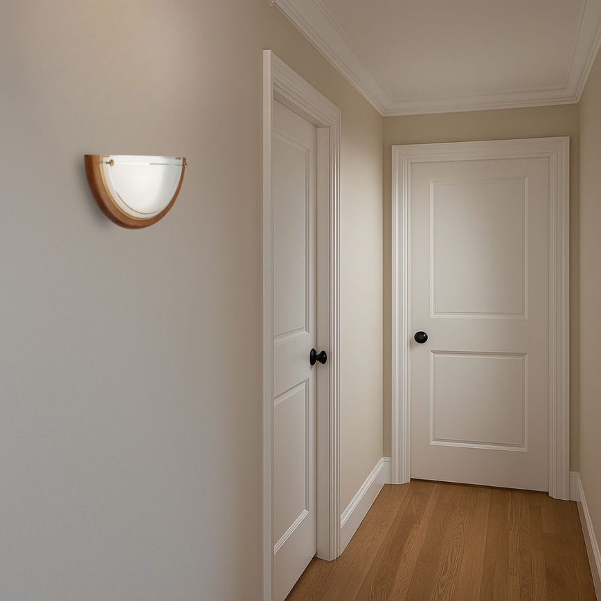 Brilagi - Настенный светильник ORBIS 1xE27/60W/230V 30 см сосна