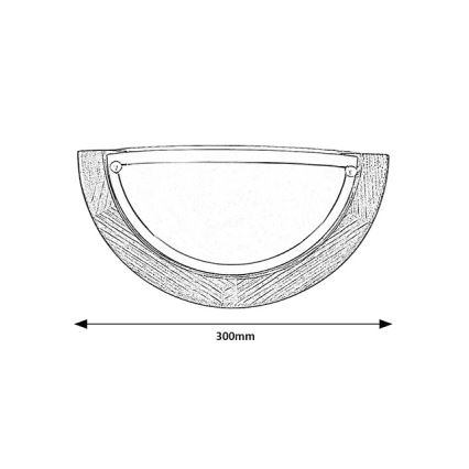 Brilagi - Настенный светильник ORBIS 1xE27/60W/230V 30 см сосна