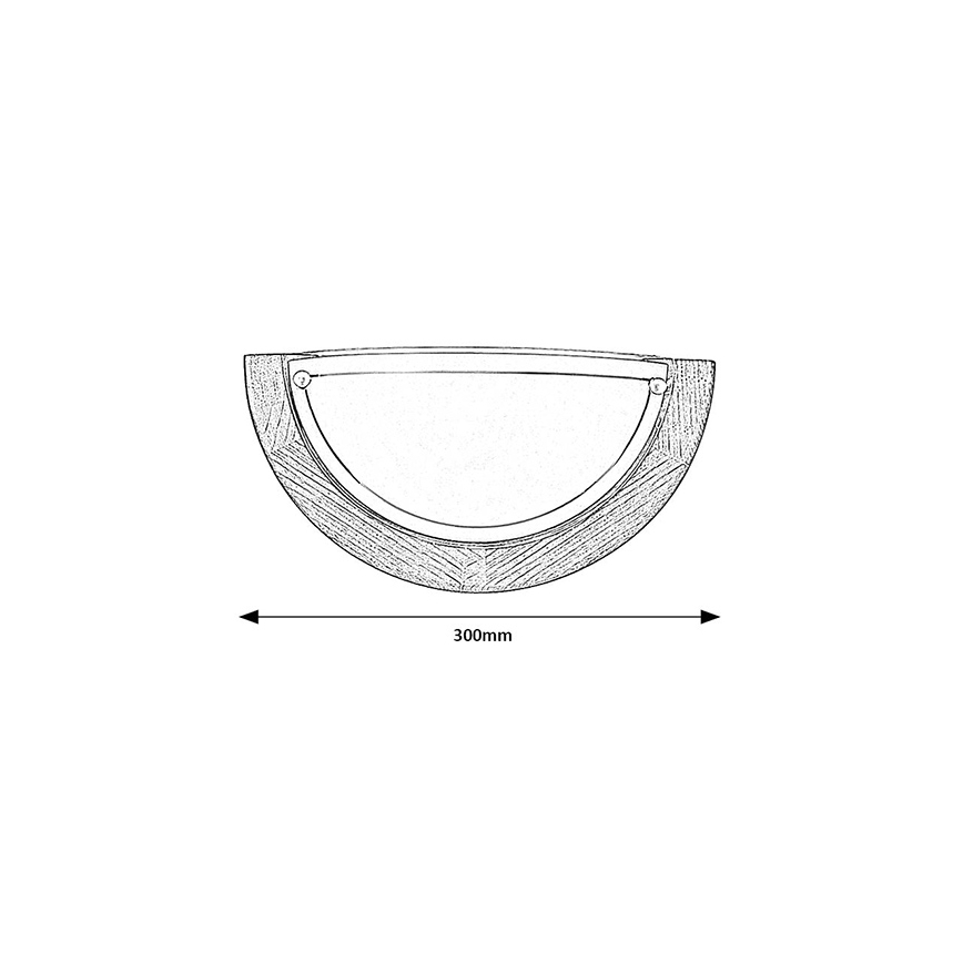 Brilagi - Настенный светильник ORBIS 1xE27/60W/230V 30 см сосна