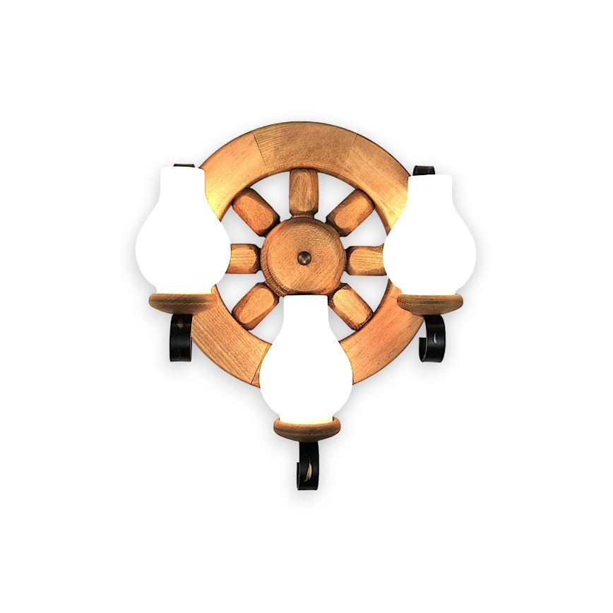 Brilagi - Настенный светильник ROATA APLICA 3xE14/40W/230V бук