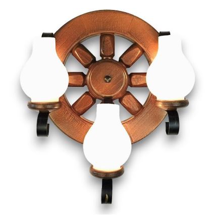 Brilagi - Настенный светильник ROATA APLICA 3xE14/40W/230V бук/орех