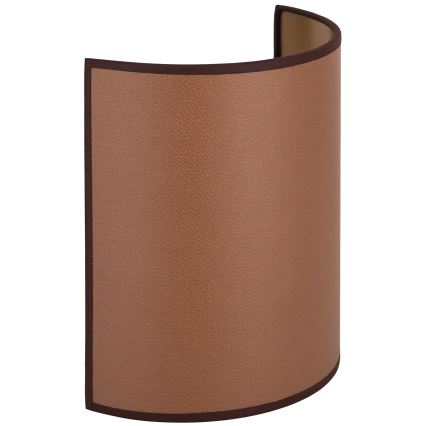 Brilagi - Настенный светильник SEMI 1xE27/15W/230V диаметр 20 см коричневый