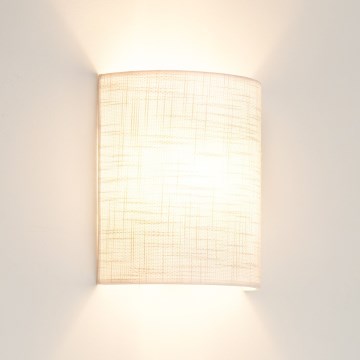 Brilagi - Настенный светильник SEMI 1xE27/15W/230V диаметр 20 см светло-серый