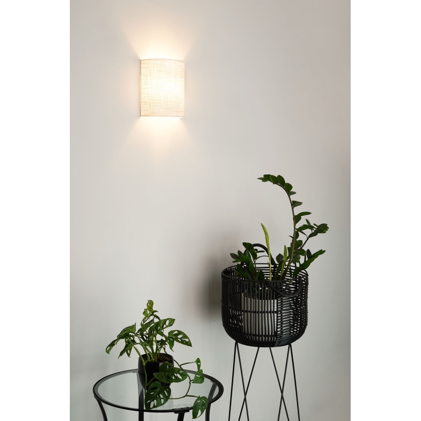 Brilagi - Настенный светильник SEMI 1xE27/15W/230V диаметр 20 см светло-серый