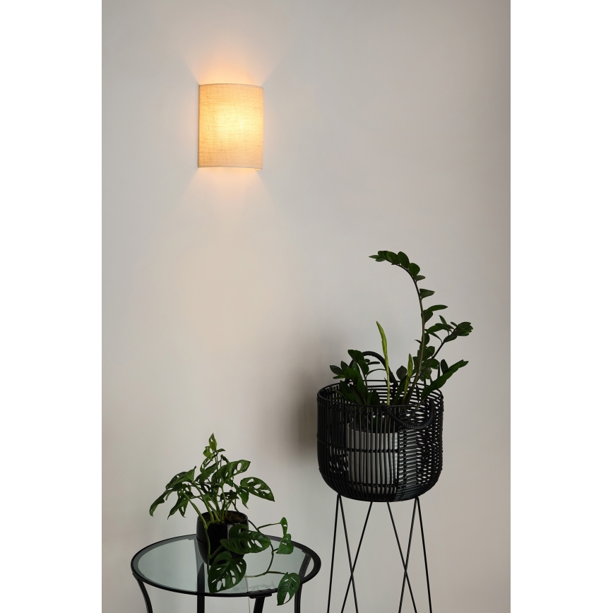 Brilagi - Настенный светильник SEMI 1xE27/15W/230V кремовый