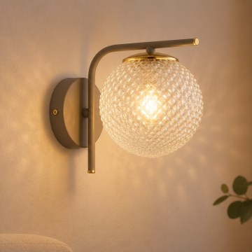 BRILAGI - Настенный светильник STELLA 1xE27/60W/230V бежевый/золотой
