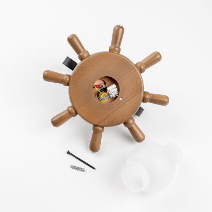 Brilagi - Настенный светильник TIMONA 1xE14/40W/230V бук/орех