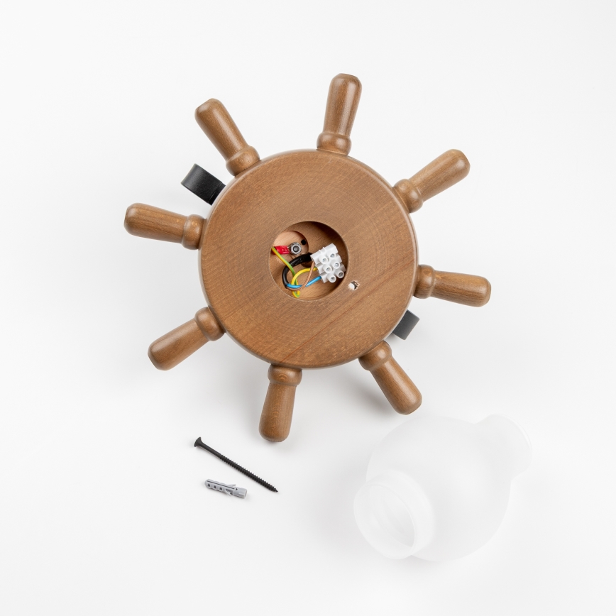 Brilagi - Настенный светильник TIMONA 1xE14/40W/230V бук/орех