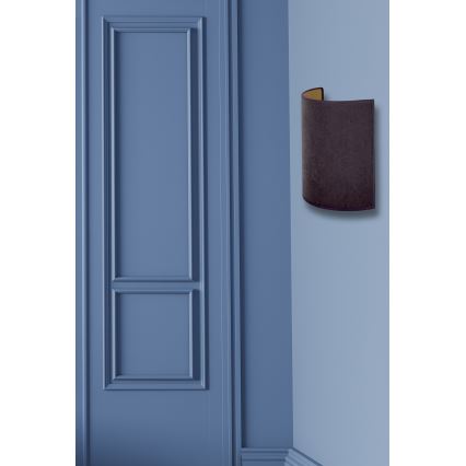 Brilagi - Настенный светильник VELVET 1xE27/40W/230V серая