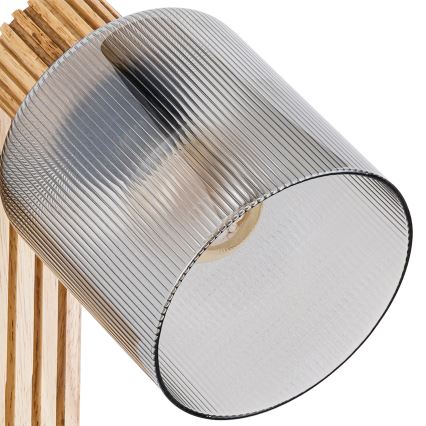 Brilagi - настенный точечный светильник HYGGE 1xE14/15W/230V резиновое дерево/дымчатый