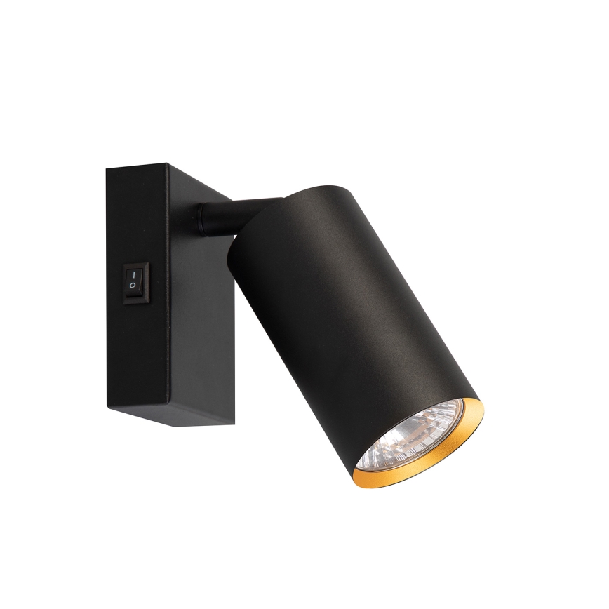Brilagi - Настенный точечный светильник SELE 1xGU10/30W/230V черный/золотистый