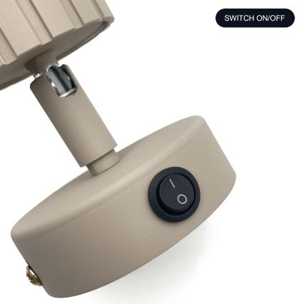 Brilagi - Настенный точечный светильник CRISPINA 1xGU10/10W/230V бежевый