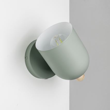 Brilagi - Настенный точечный светильник GALLION 1xE27/15W/230V зелёный