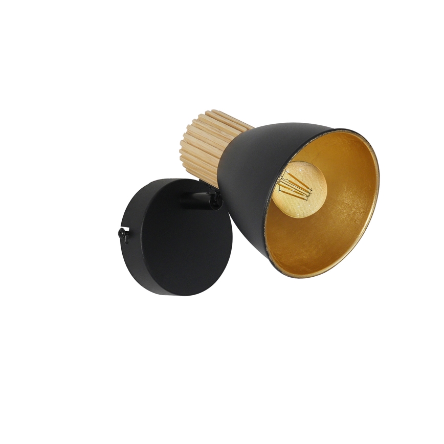 Brilagi - Настенный точечный светильник ODENSE 1xE14/10W/230V дерево/чёрный