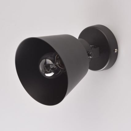 Brilagi - Настенный точечный светильник TECHNO 1xE27/60W/230V черный