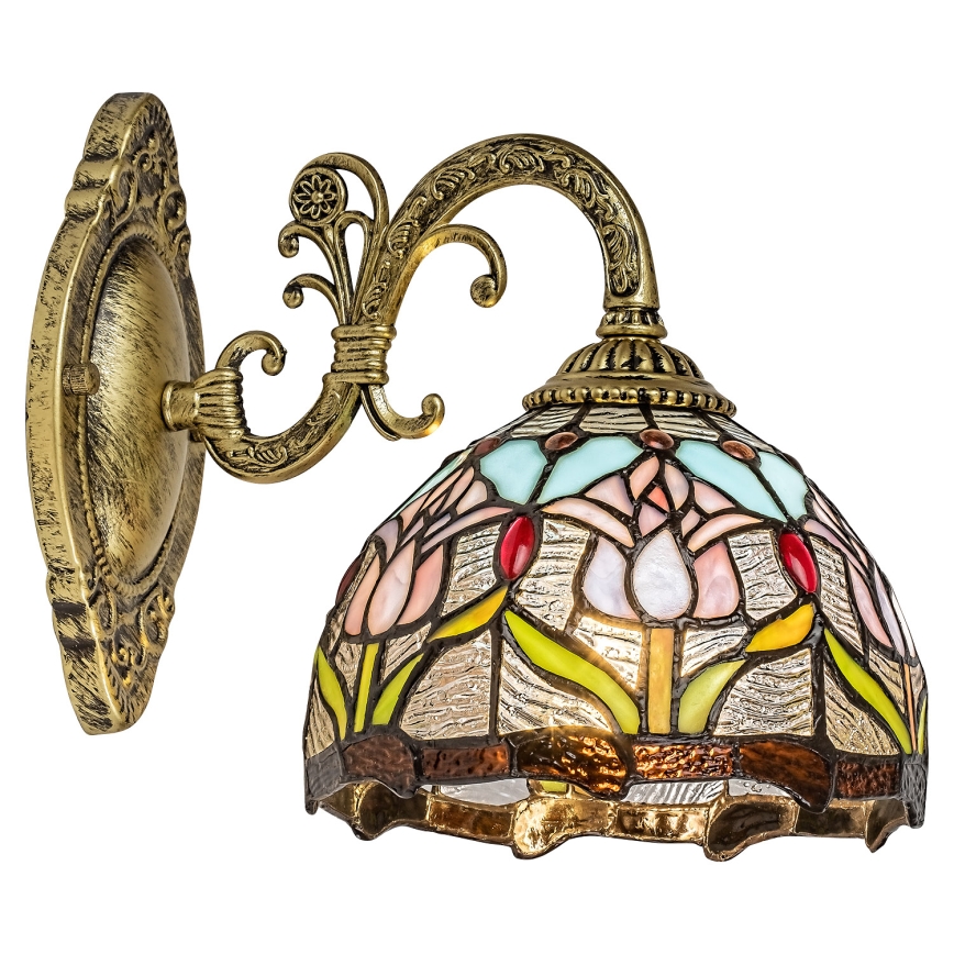Brilagi - настенный витражный светильник Tiffany LORAS 1xE27/40W/230V